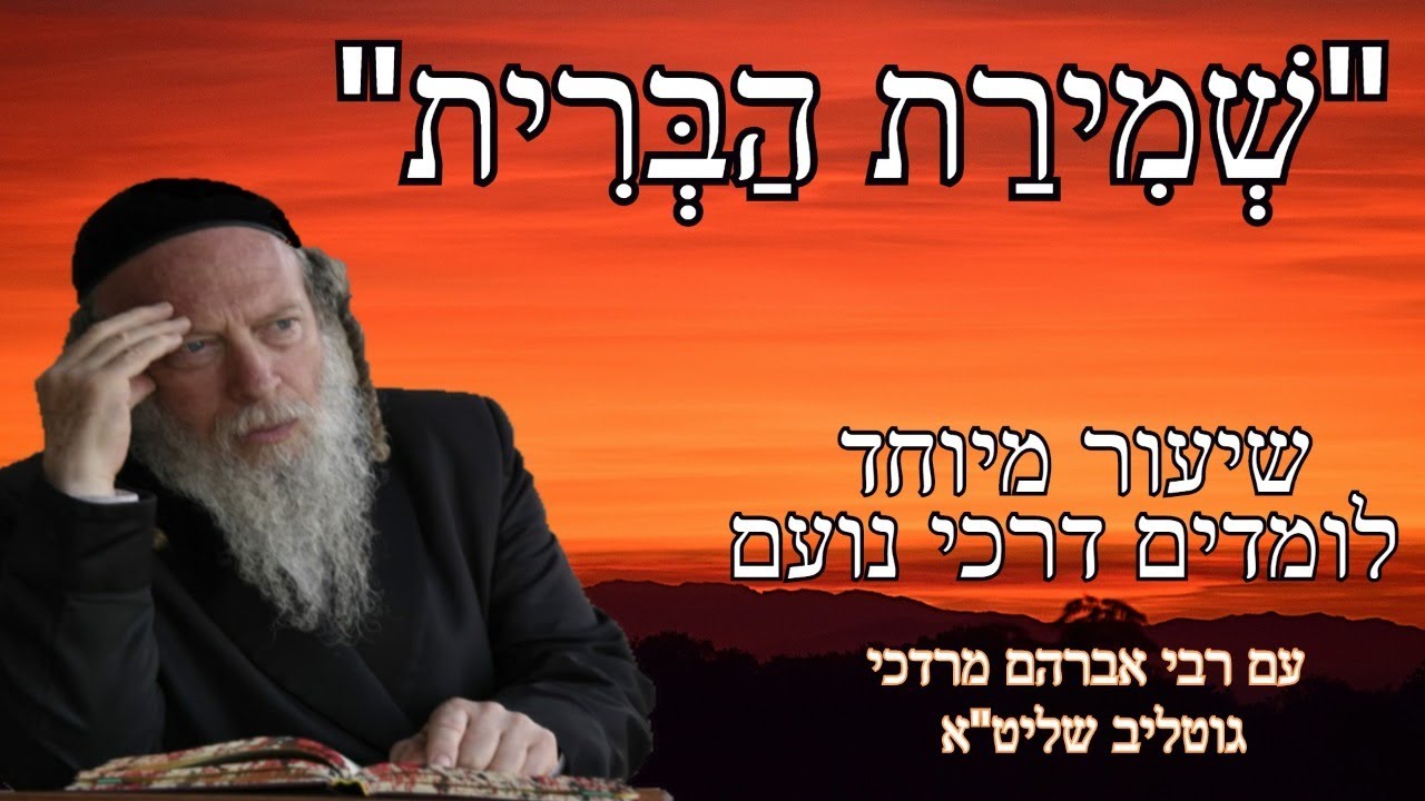 שמירת הברית - דרכי נועם לעבודת ה' - הרב אברהם מרדכי גוטליב