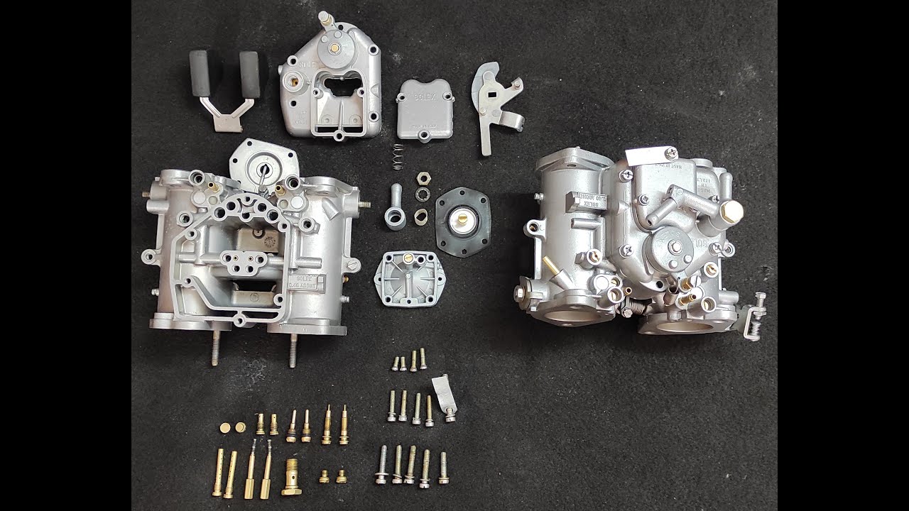 Carb SOLEX Dell'Orto 40mm - Restauro e Pulitura - Vapor Blasting Italia