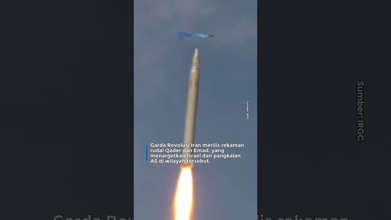 Rudal Iran Hantam Tel Aviv! Satu Gedung Terbakar