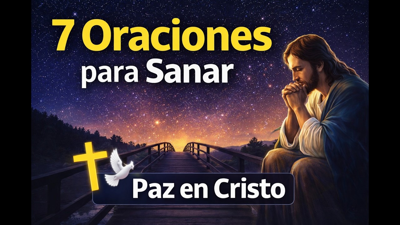 Transmisión 7 Oraciones para sanar el alma junto a cristo.