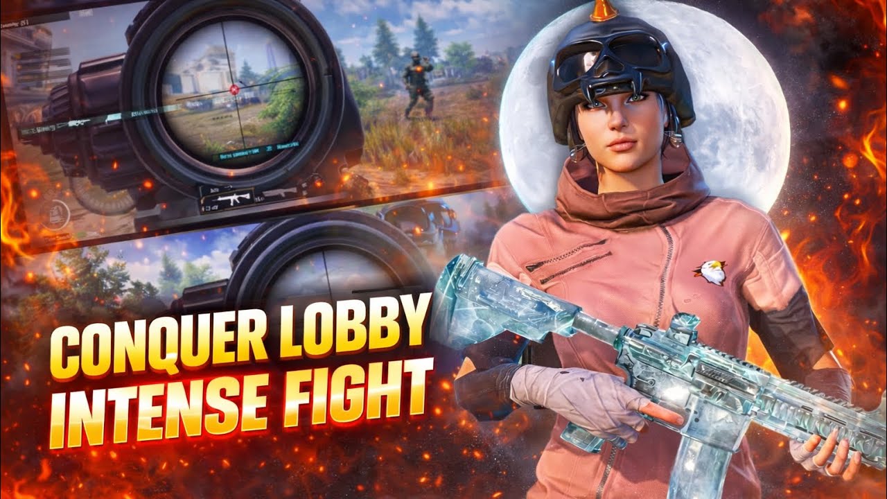 CONQUEROR LOBBY = NO MERCY 🔥 | INTENSE BGMI FIGHTS