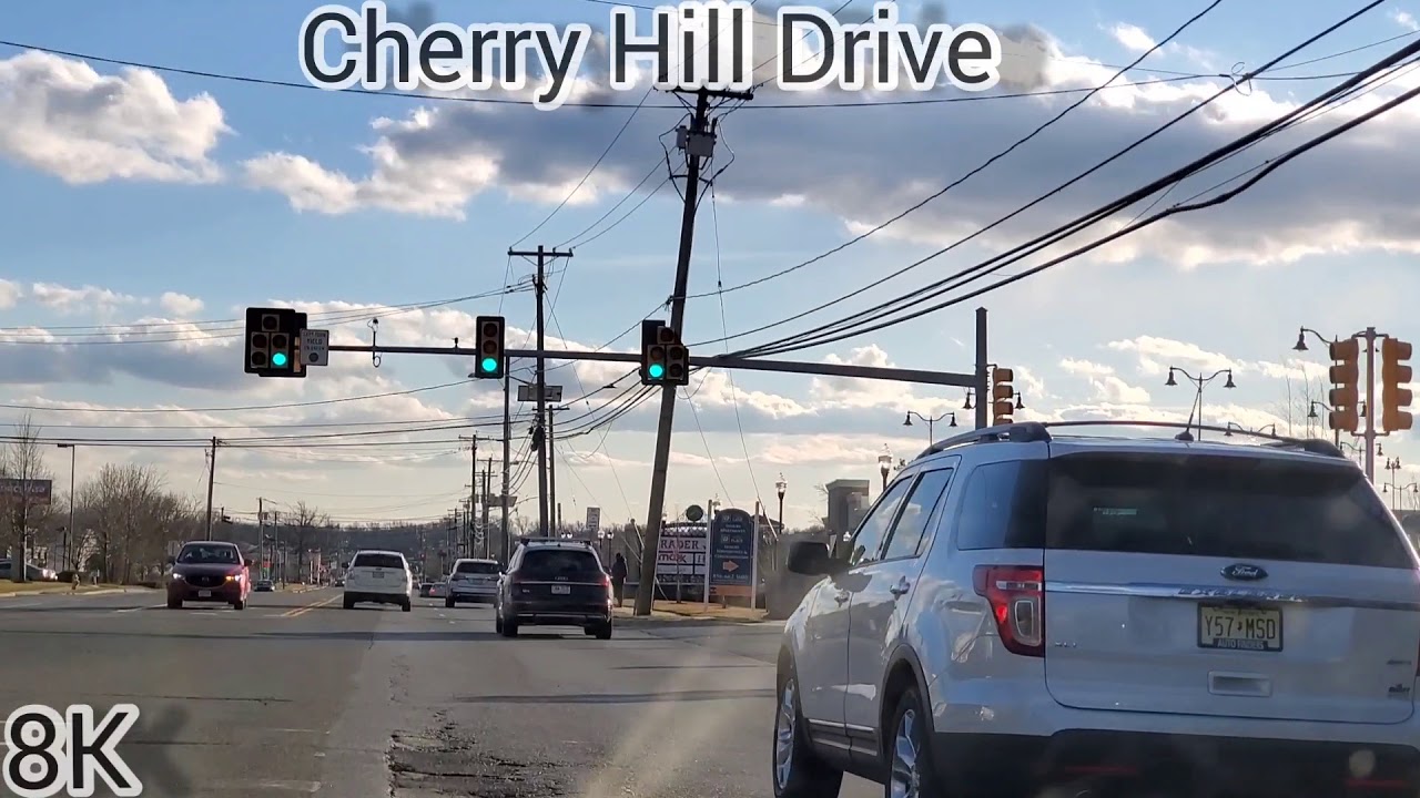 Driving Through Cherry Hill - USA 8k