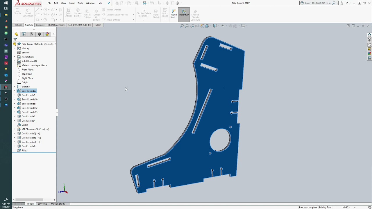 Solidworks to Laser Cutter