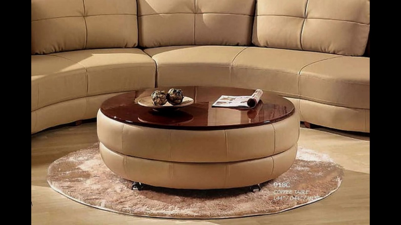 Round Ottoman Coffee Table