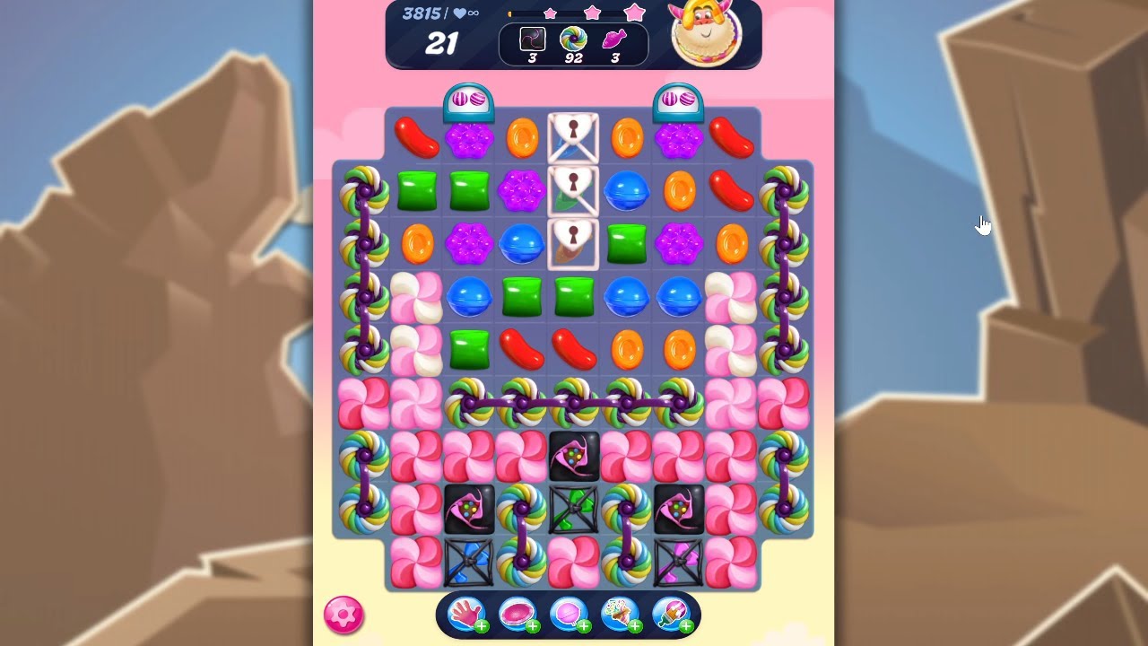 Candy Crush Saga LEVEL 3815 NO BOOSTERS (new version)🐟☑️