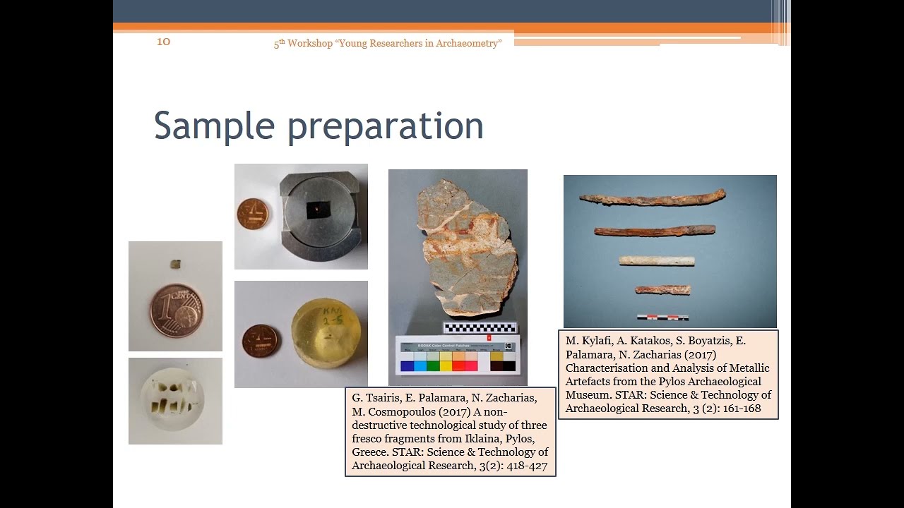 Tutorial: Electron Microscopy techniques: Applications in Archaeological Research