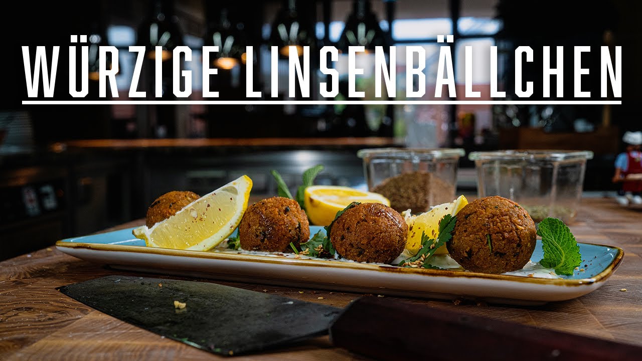 Vegane Linsenbällchen wie Falafel – Kochen im Tal