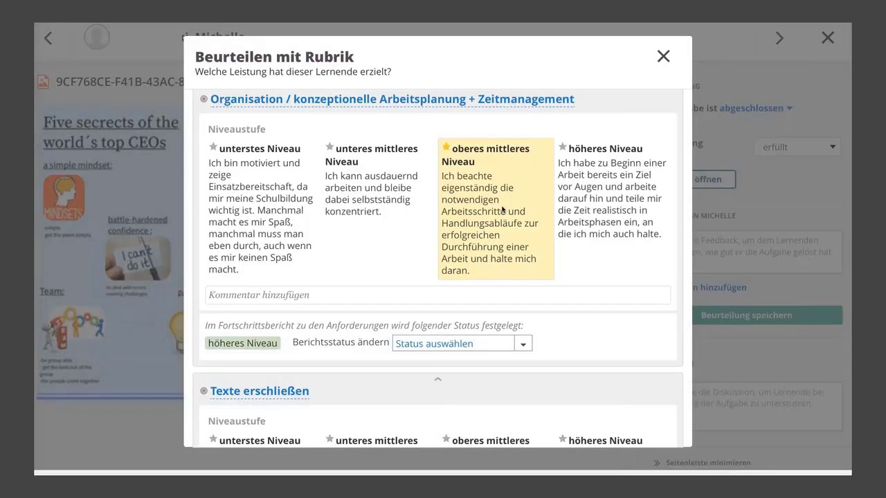 Kompetenzorientierung in itslearning am Beispiel der Josef-Durler-Schule Rastatt