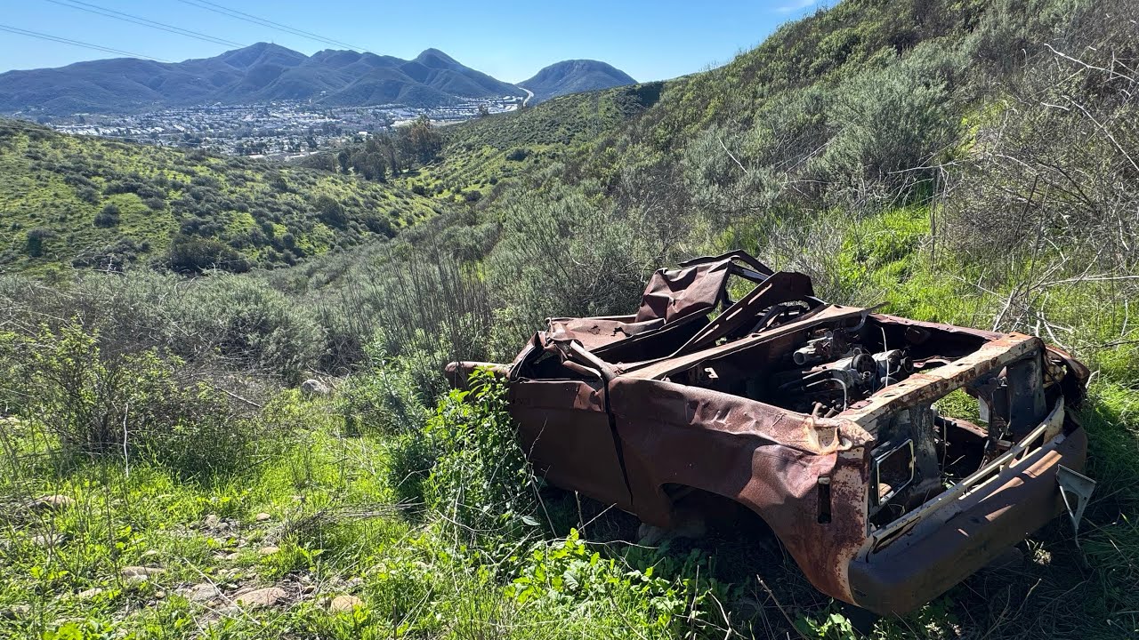 HIKING TO 6 VEHICLES IN SANTEE CALIFORNIA. 