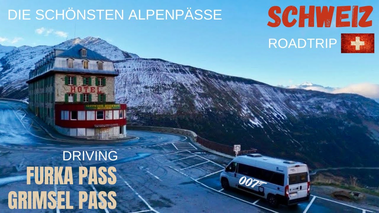 Driving Switzerland - Furka Pass - Grimsel Pass - James Bond Road - 4K Scenic Drive - @DJI @journey 