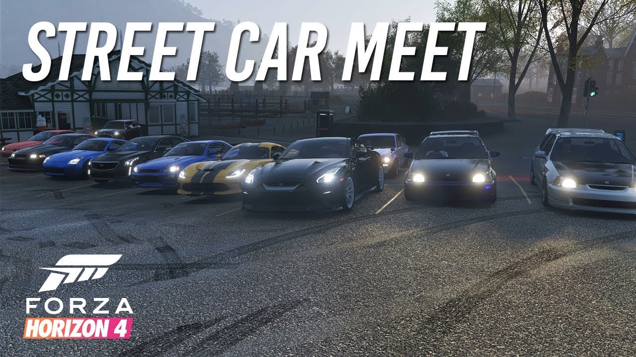 Forza Horizon 4 | 800HP Street Car Meet - Cruise & HWY Runs w/ '17 GTR, R34, Prelude, EK9, & More