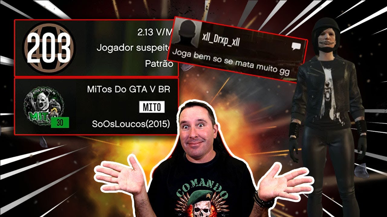 GTA 5 - ENFRENTANDO UM TRYHARD CHORÃO E UM GRIEFER BUNDÃO E O RESULTADO FOI...