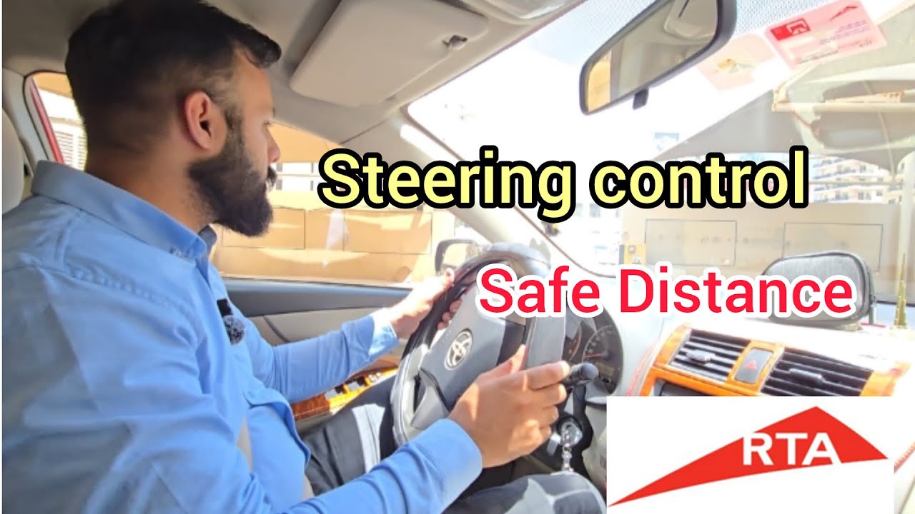 Steering control is very easy and simple|سٹیرنگ کنٹرول|driving license|RTA TEST DUBAI