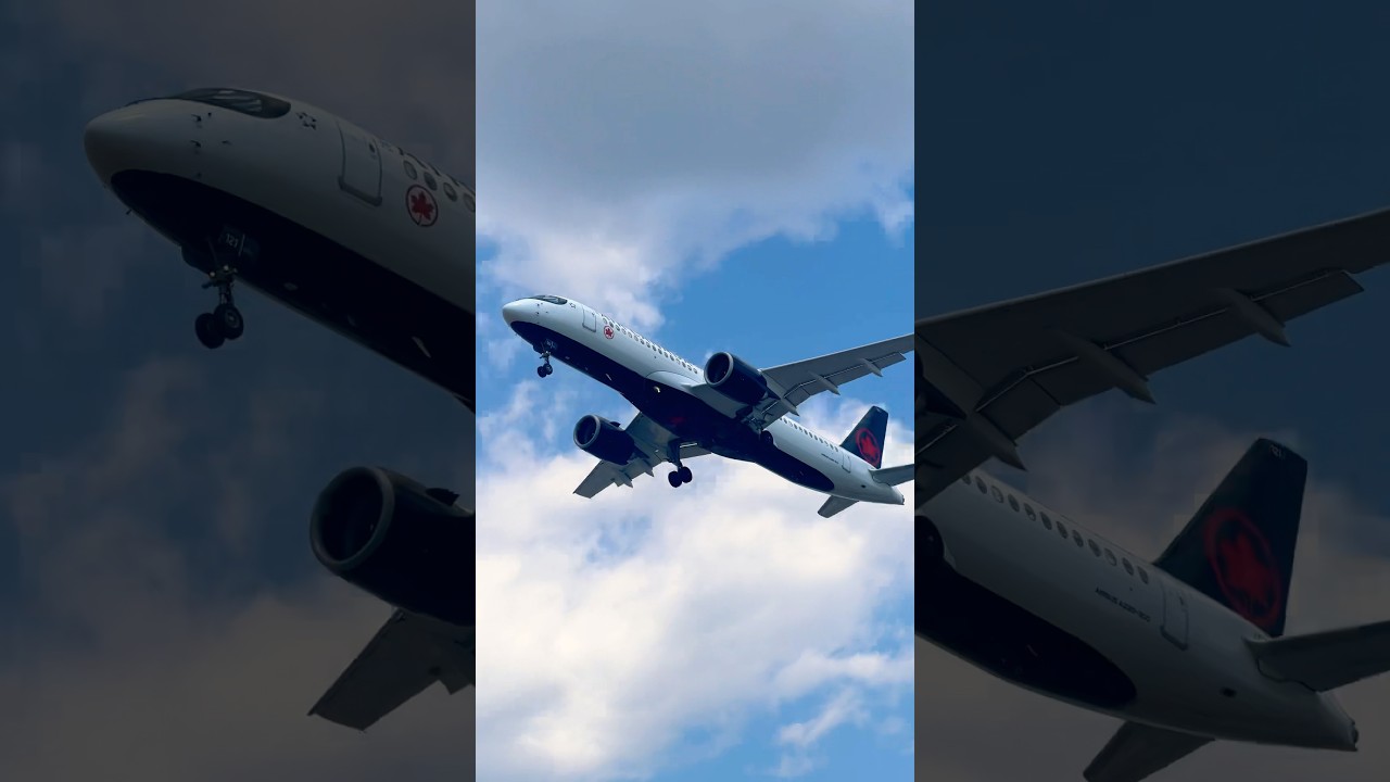 Air Canada A220 on final! 