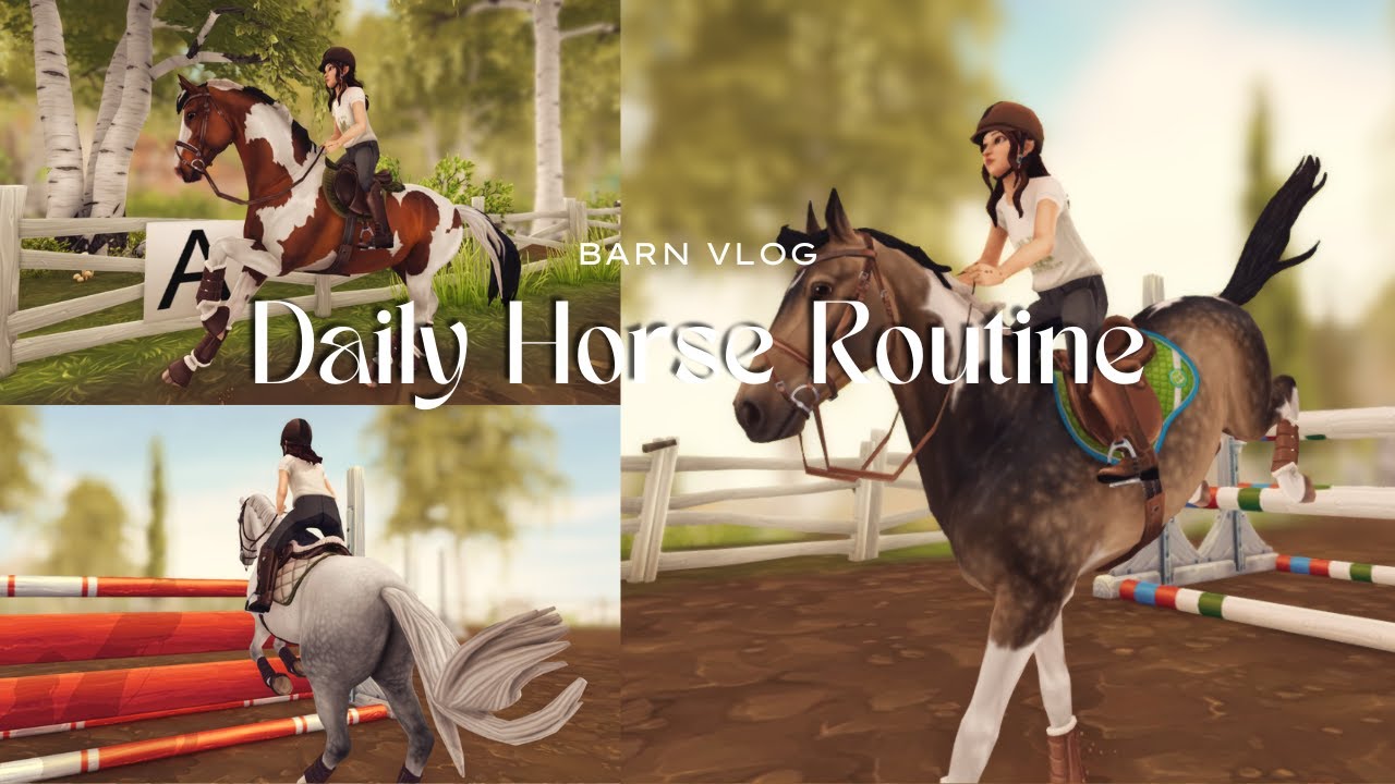 Daily Horse Routine II realistic roleplay star stable online #78