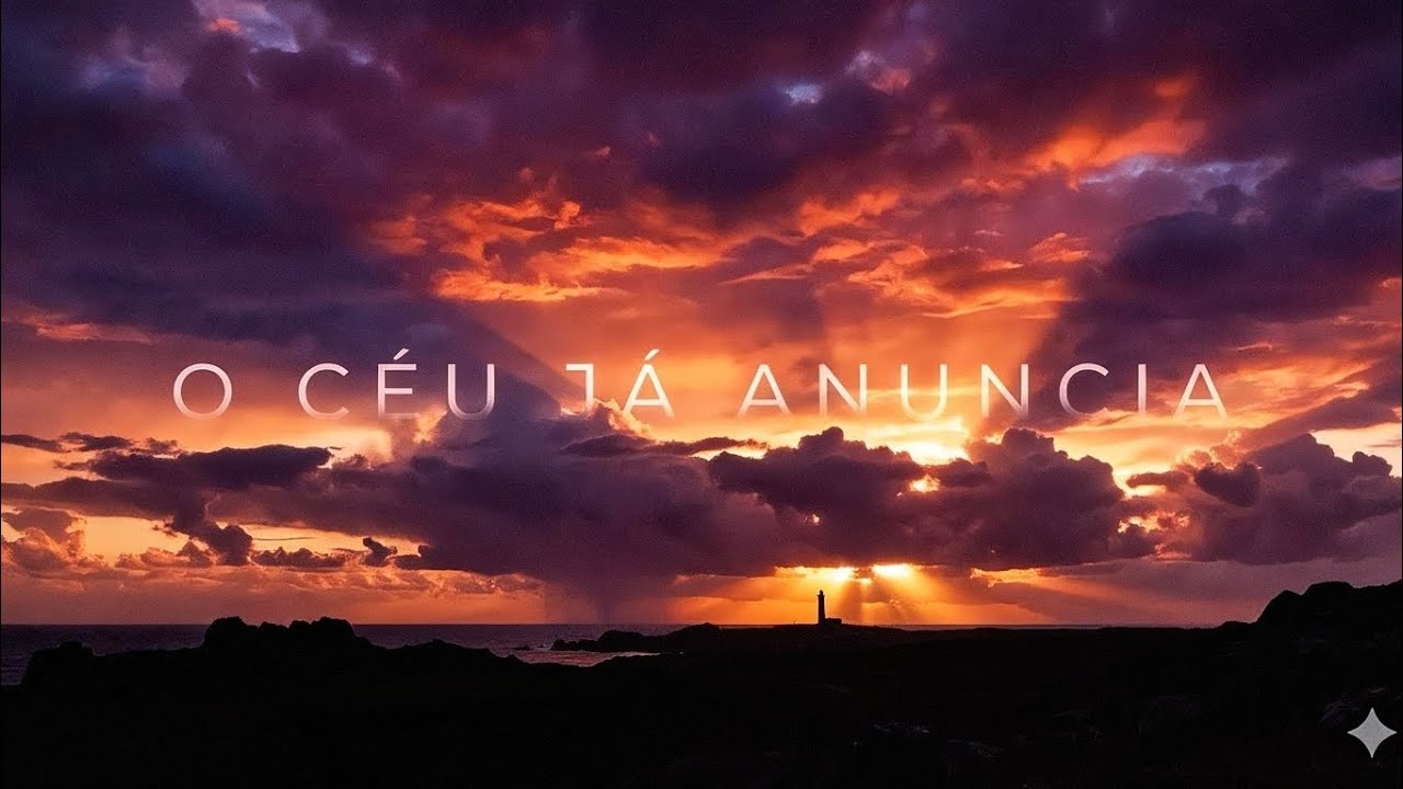 O céu já anuncia 
