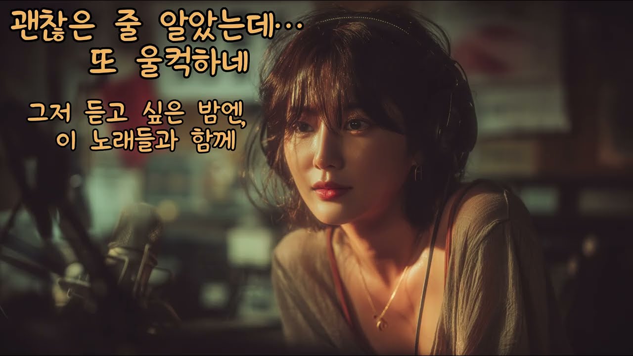 괜찮은 줄 알았는데… 또 울컥하네 8090 감성 발라드
