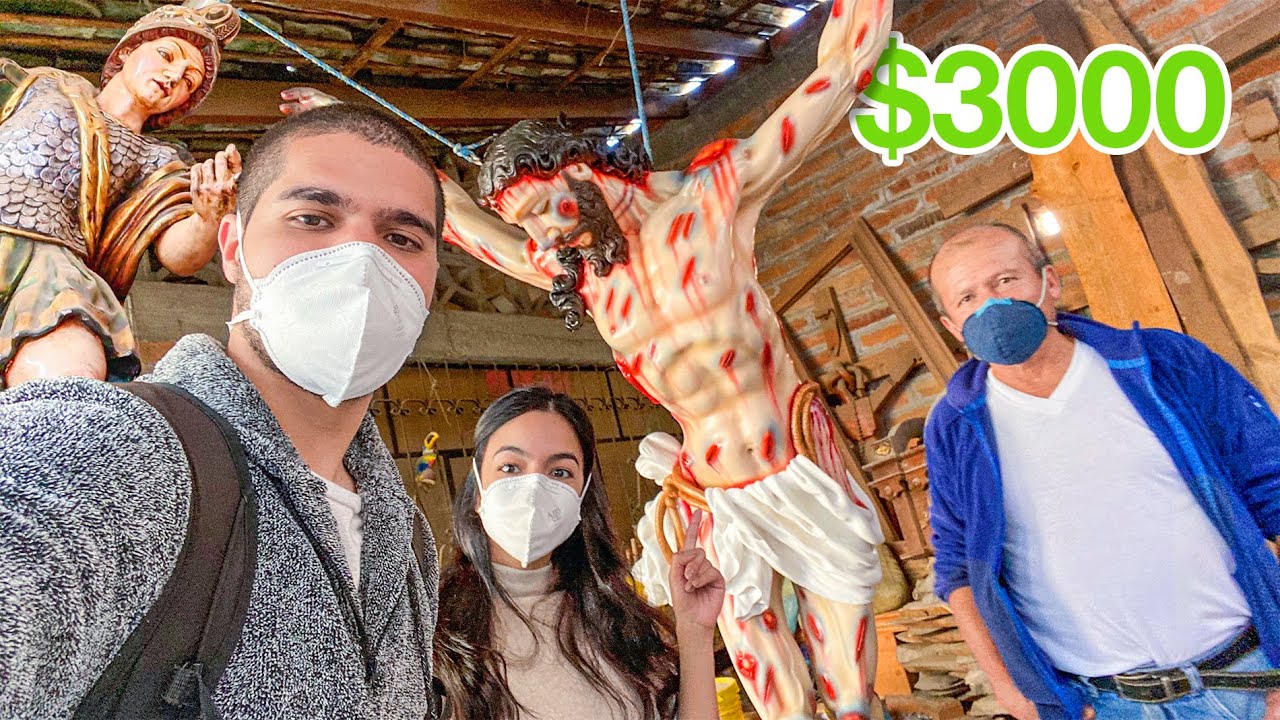 Así se hacen las estatuas GIGANTES talladas en MADERA - Un Profesional nos cuenta todo | Ibarra #2