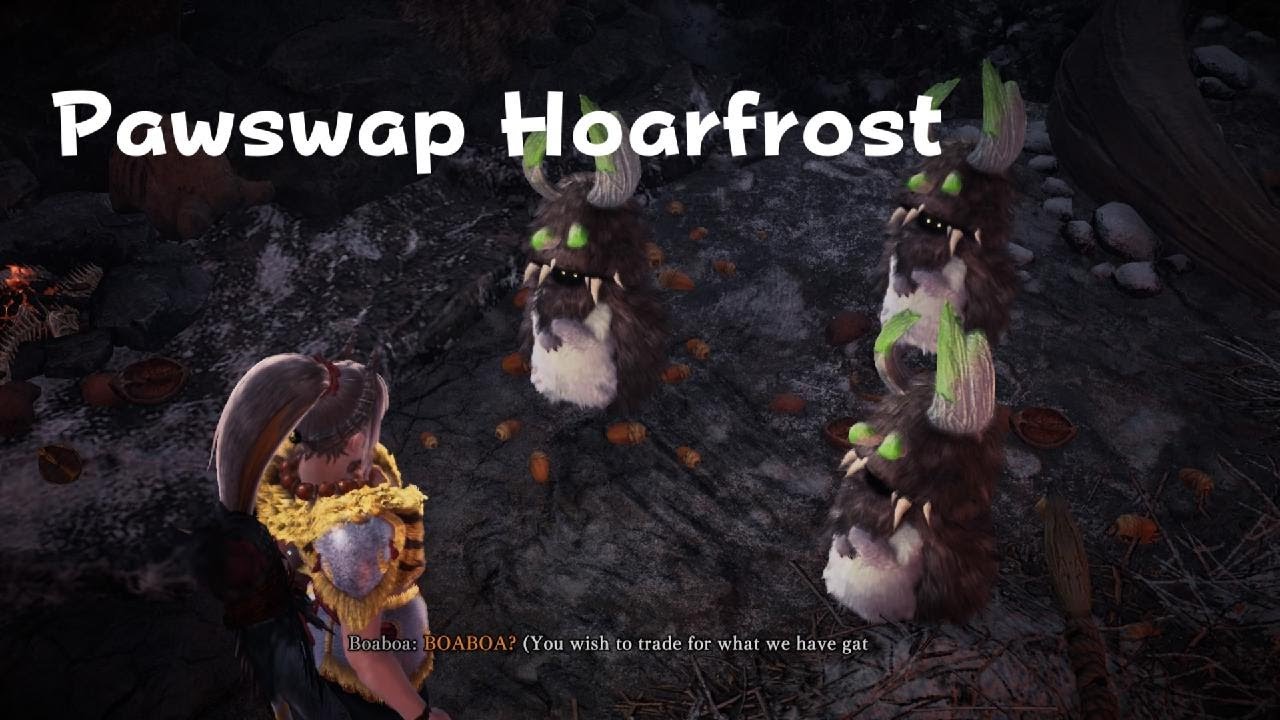 Hoarfrost Pawswap for 1st Treasure Tip!