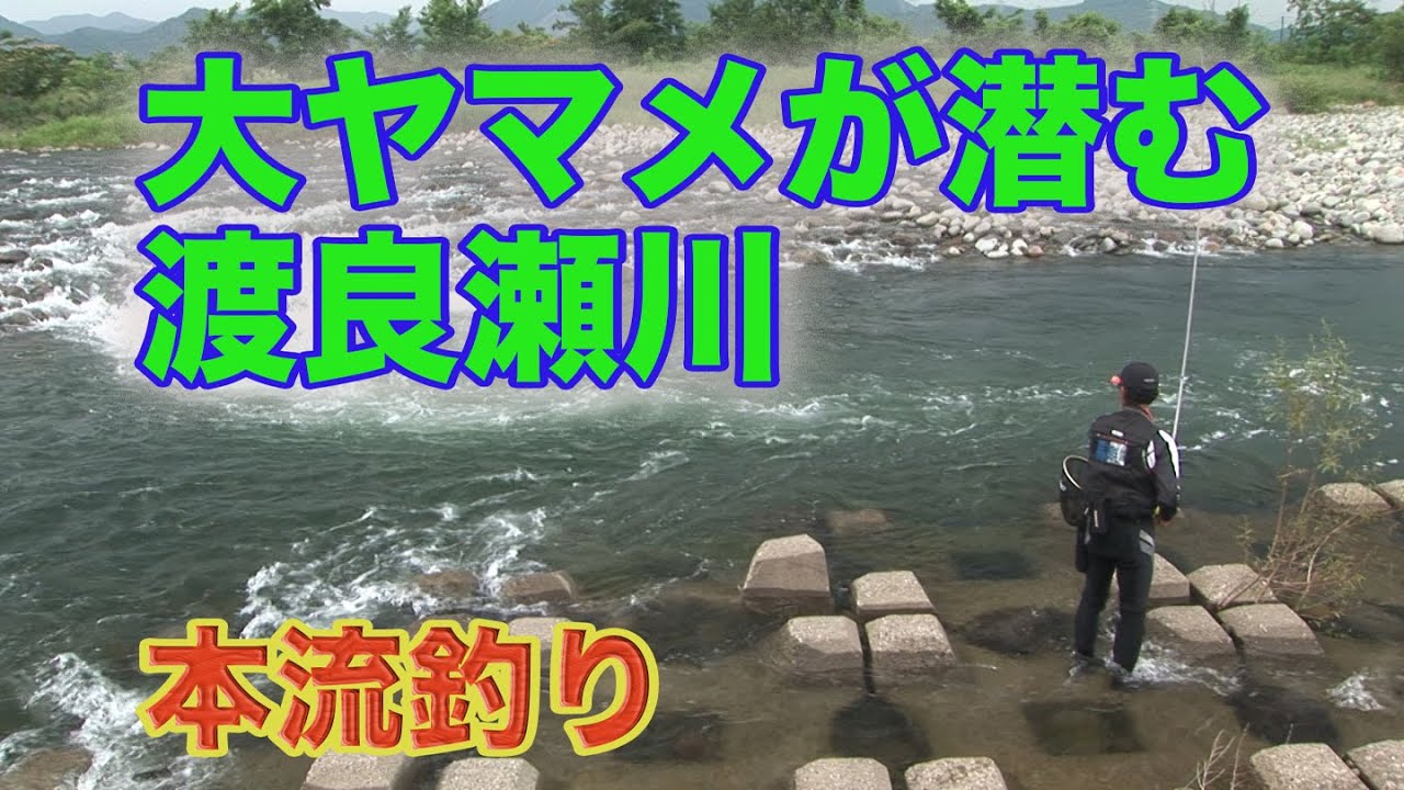 井上聡 大ヤマメが潜む渡良瀬川 Satoshi Inoue Fishing a large yamame