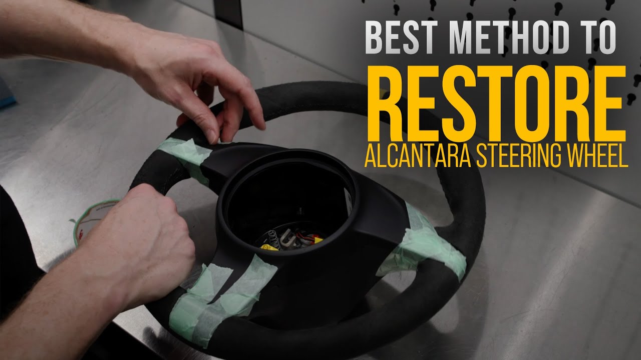 Best Method to Restore Alcantara Steering Wheel: Cleaning and Sanding (997.2 GT3 RS)