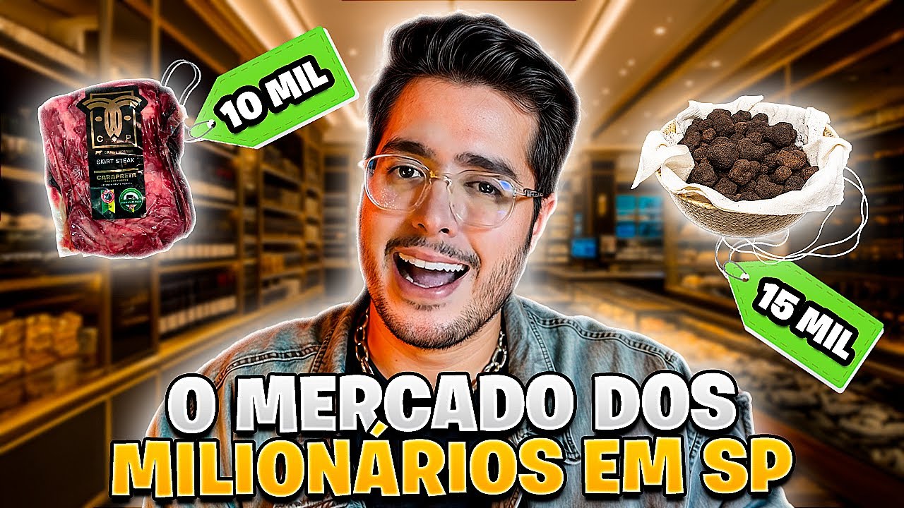 ASSIM É O SUPERMERCADO DOS MILIONÁRIOS ! - Bruno Baroni