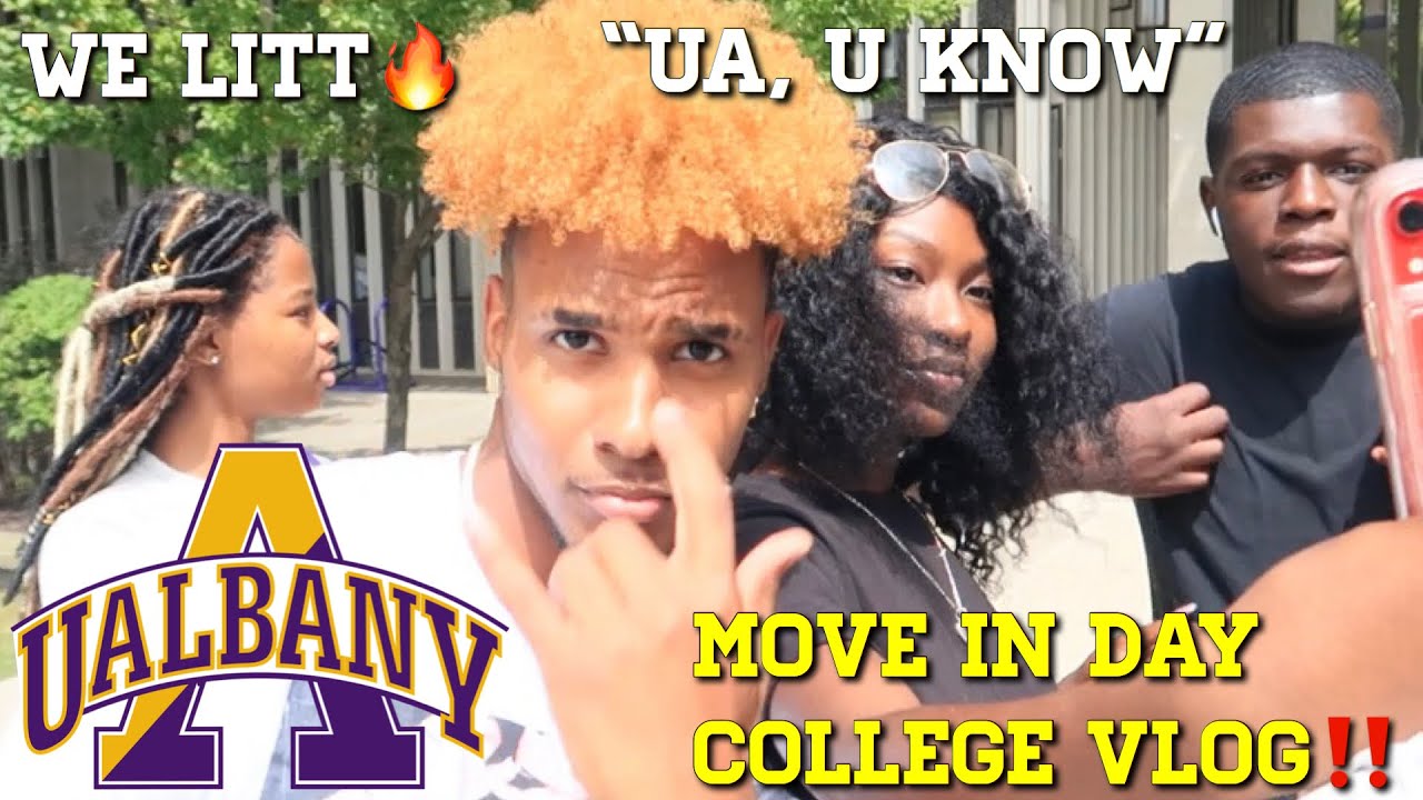 COLLEGE MOVE IN DAY VLOG 2019‼️| UALBANY 💜💛