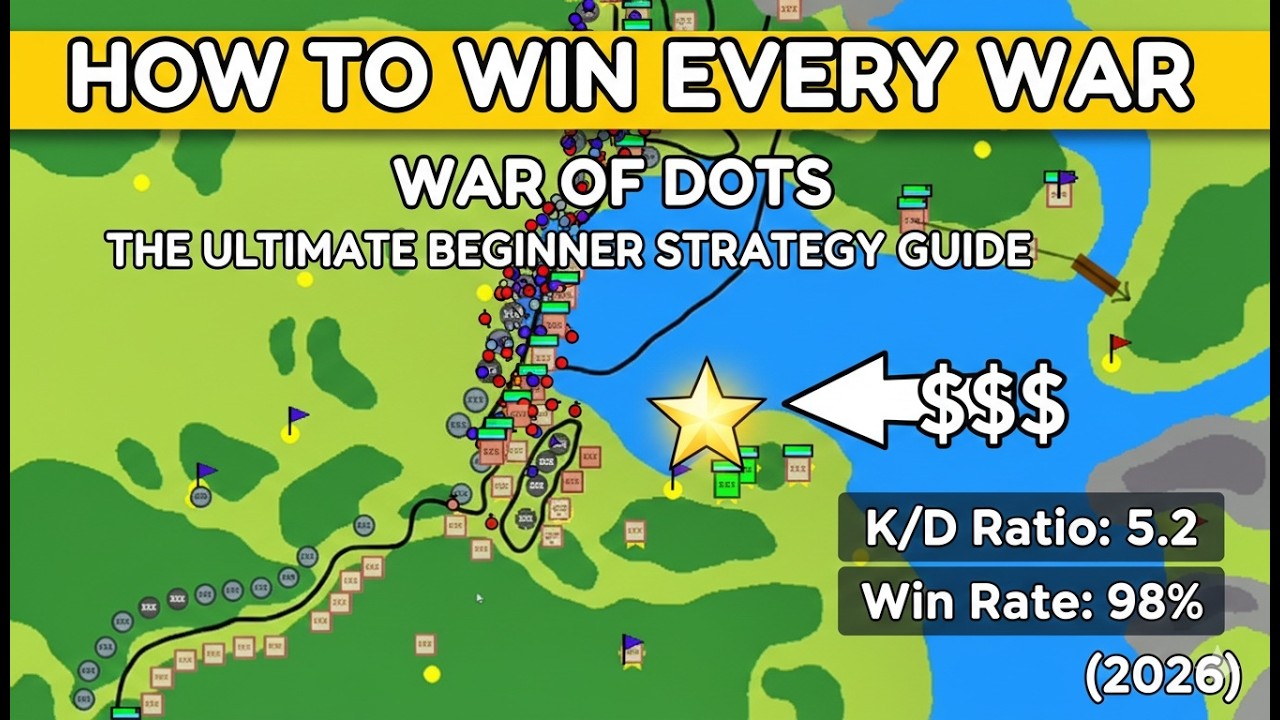 How to Win EVERY War in War of Dots: The ULTIMATE Beginner Strategy Guide (2026)