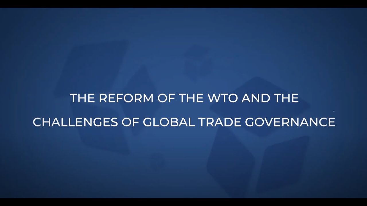 Webinar - The reform of the WTO and the challenges of global trade governance