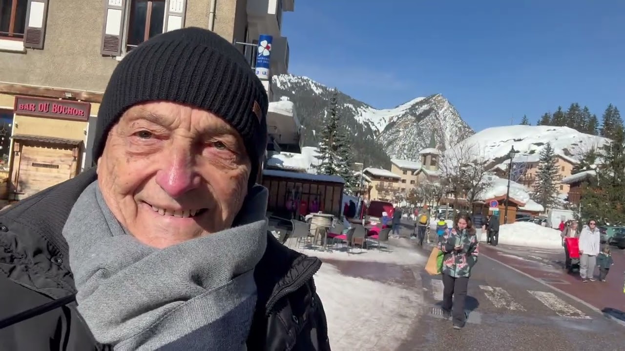 Une agréable balade avec Sylvie et Jean-François ce 22 février dans Pralognan-la-Vanoise avec les ….
