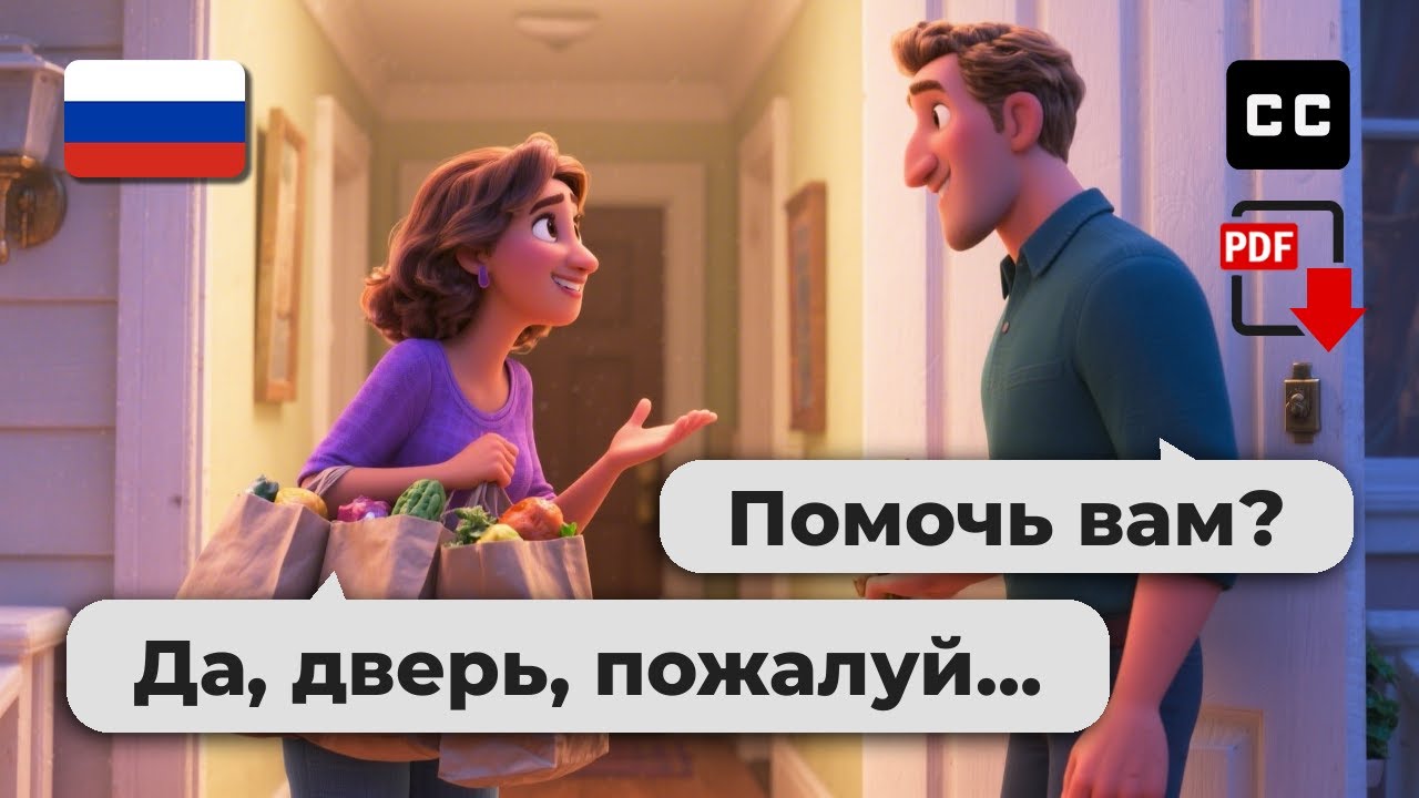 Учите русский для начинающих: 10 диалогов из реальной жизни 🗣️