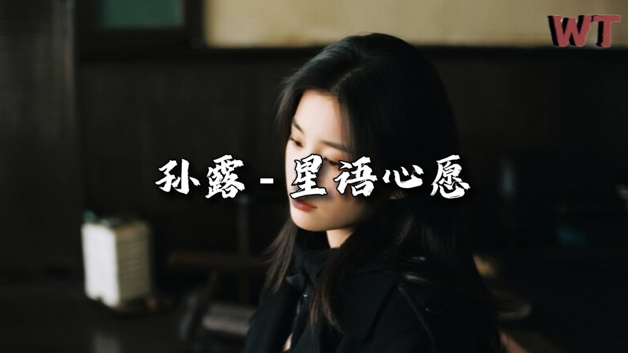孙露 - 星语心愿『找不到你留下的痕迹，眼睁睁地看着你，却无能为力。』【动态歌词MV】