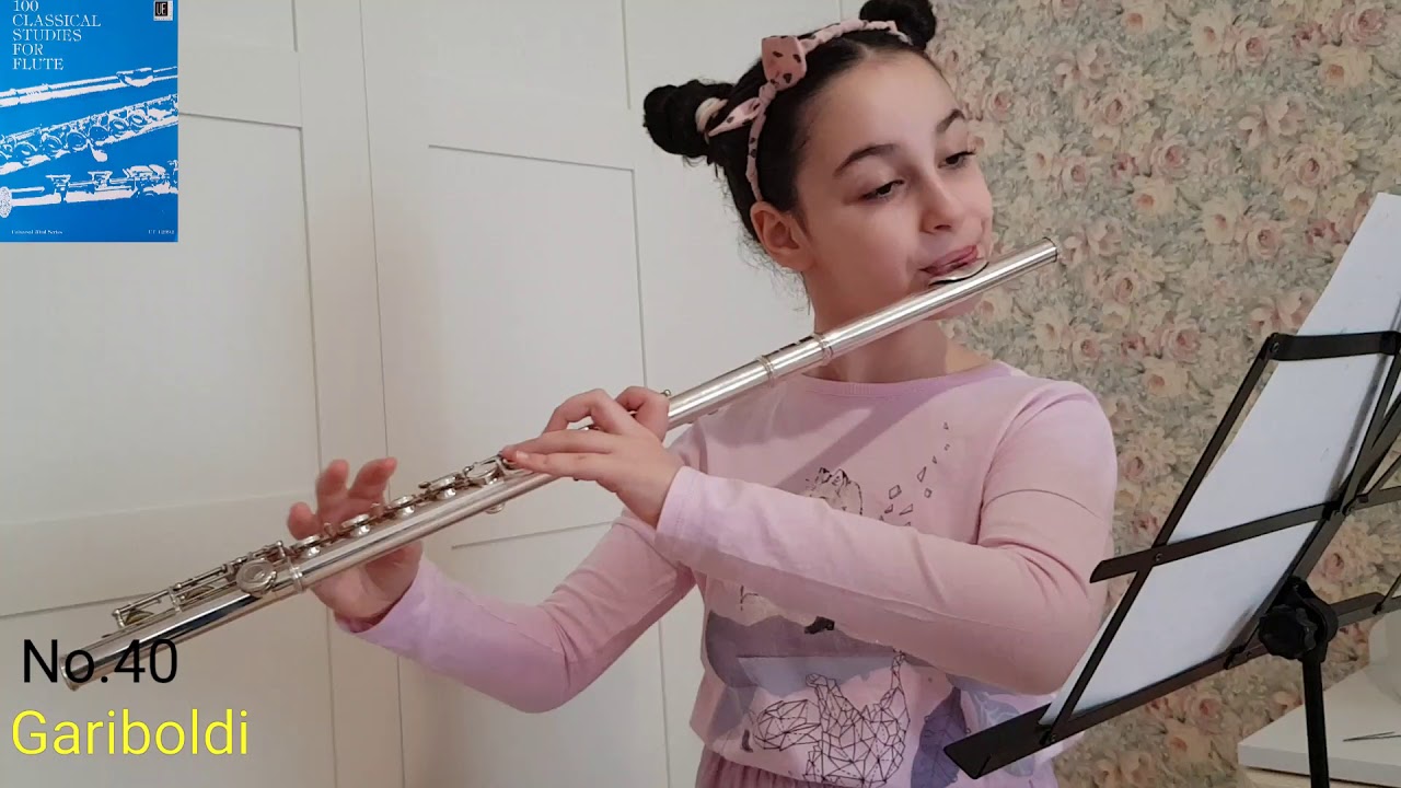100 Classical studies for flute/ No. 40 Gariboldi