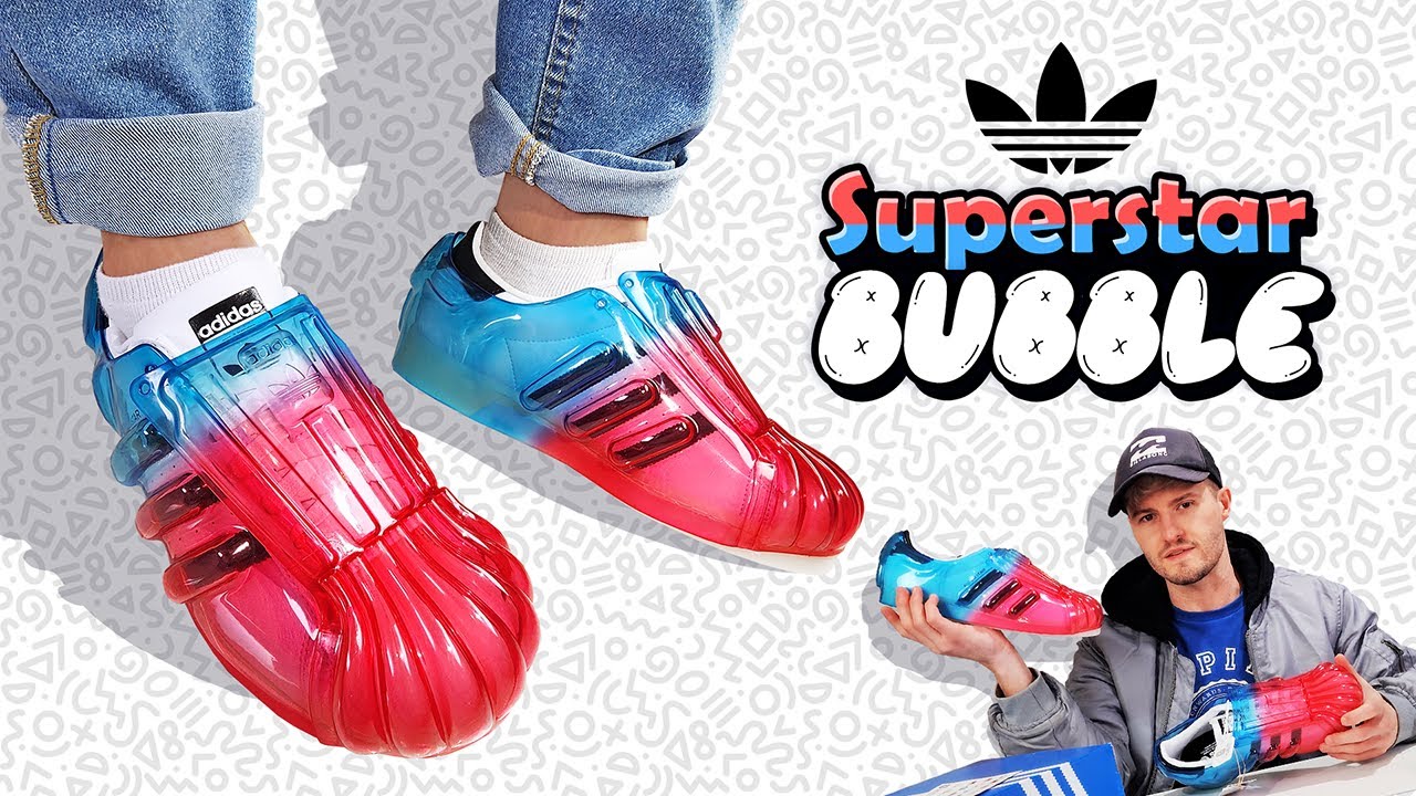 Unboxing the Adidas Superstar Bubble Sneakers