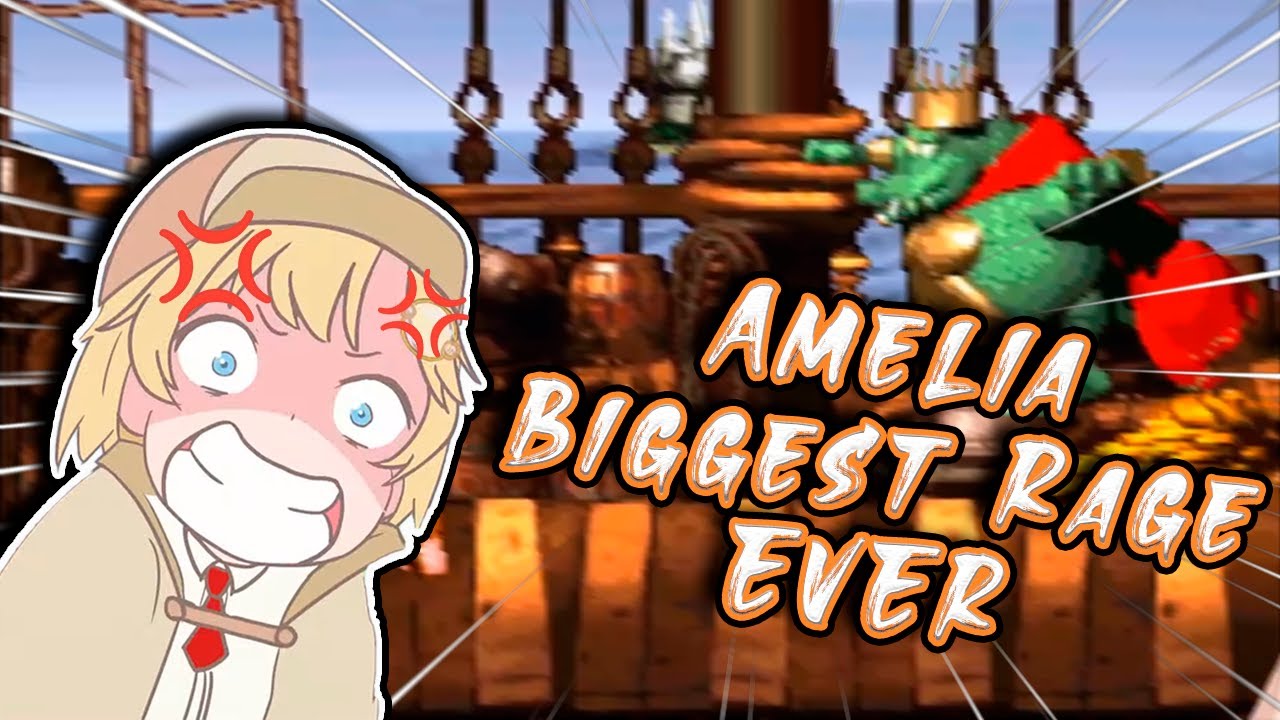 Amelia Raged So Badly That Hurt Her Hand