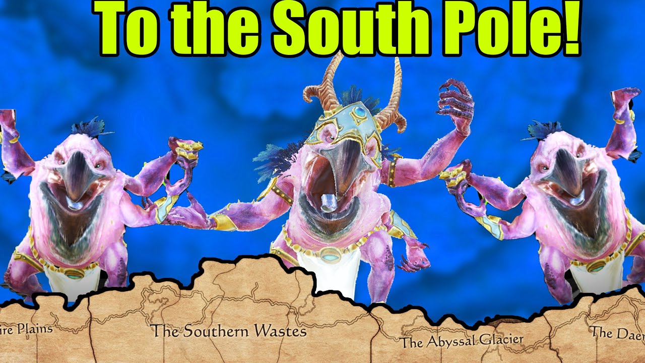 Daemons of Tzeentch Stealing Ship to Go to , Southern Chaos Wastes, Antarctica to Meet Kairos