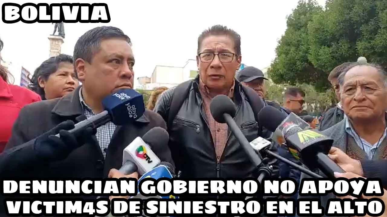 GOBIERNO DE RODRIGO PAZ SE OLVIDO DE LOS H3RIDOS DEL AVIÓN SINIESTRADO EN LA CIUDAD DEL ALTO..