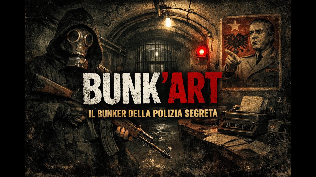 BUNK'ART - Il BUNKER antiatomico della polizia segreta 4K #bunkart