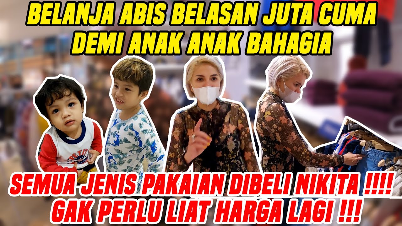 BELANJA BELASAN JUTA LAGI !!! KALI INI BERBEDA !!! BELANJA BIKIN ANAK ANAK BAHAGIA !!!