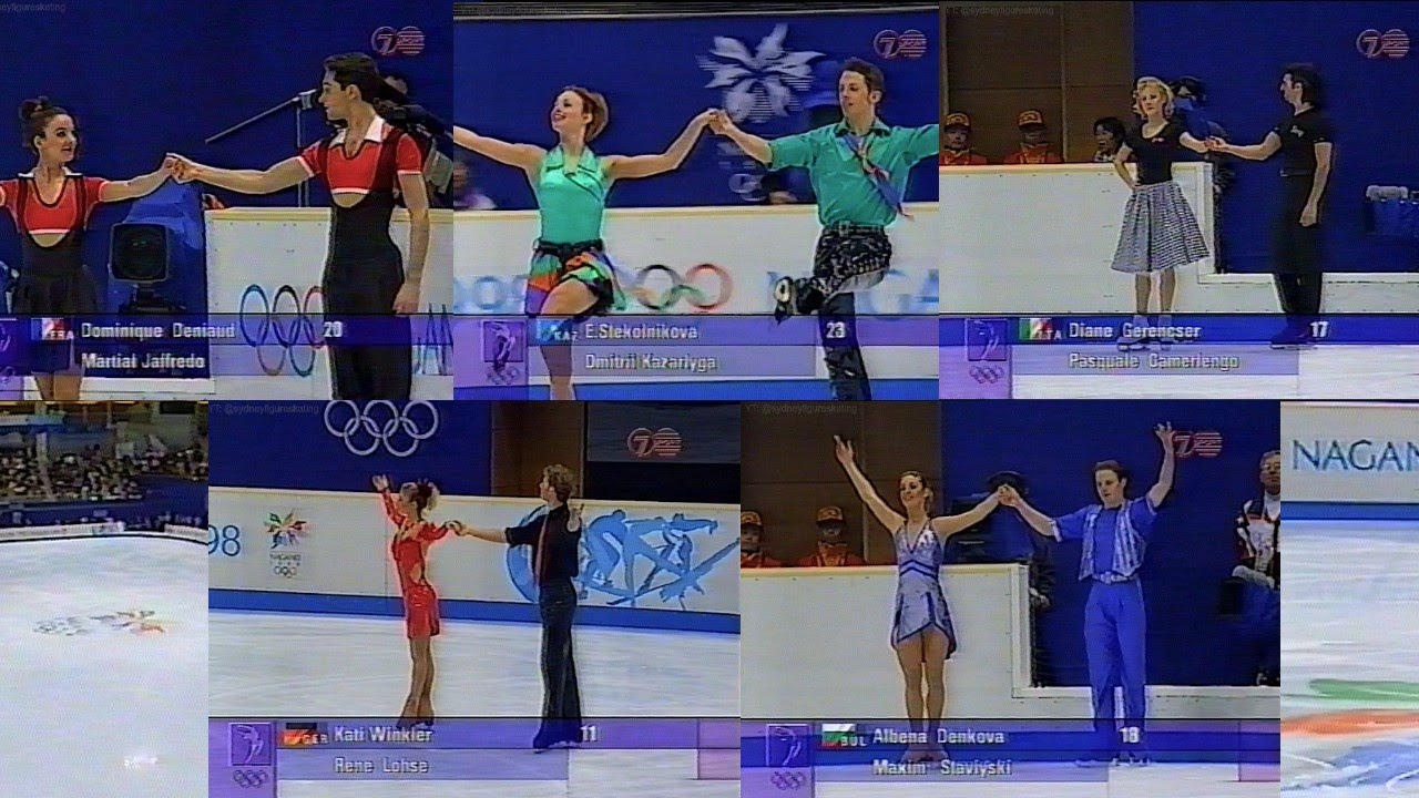 The Jive | Ice Dance ⛸ 1998 Nagano | Set 1 of 4 (Original Dance, Groups 1&2, part)