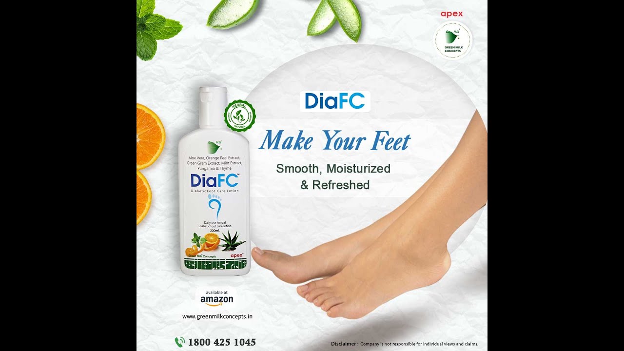 DiaFc - Diabetic foot cream for Diabetic Patients.