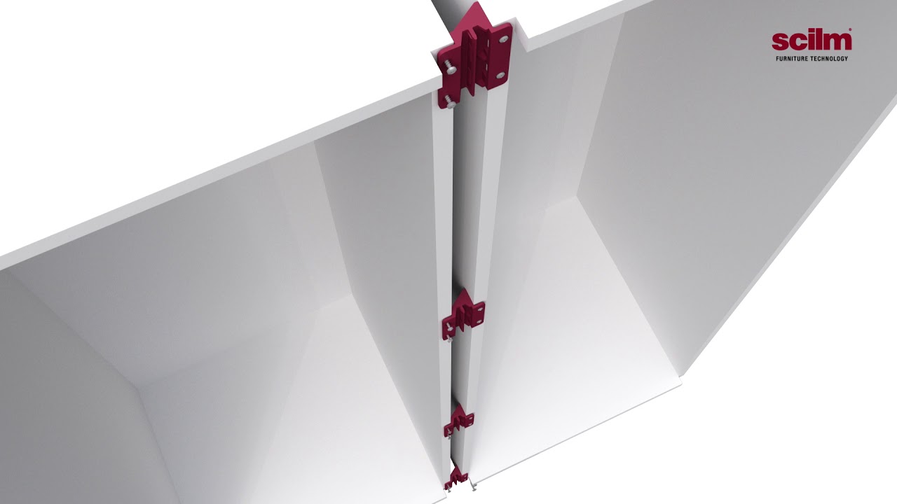 Scilm  | SNAP ON  SISTEMA DI FISSAGGIO PER GOLE VERTICALI | FIXING SYSTEM FOR VERTICAL GOLA PROFILES