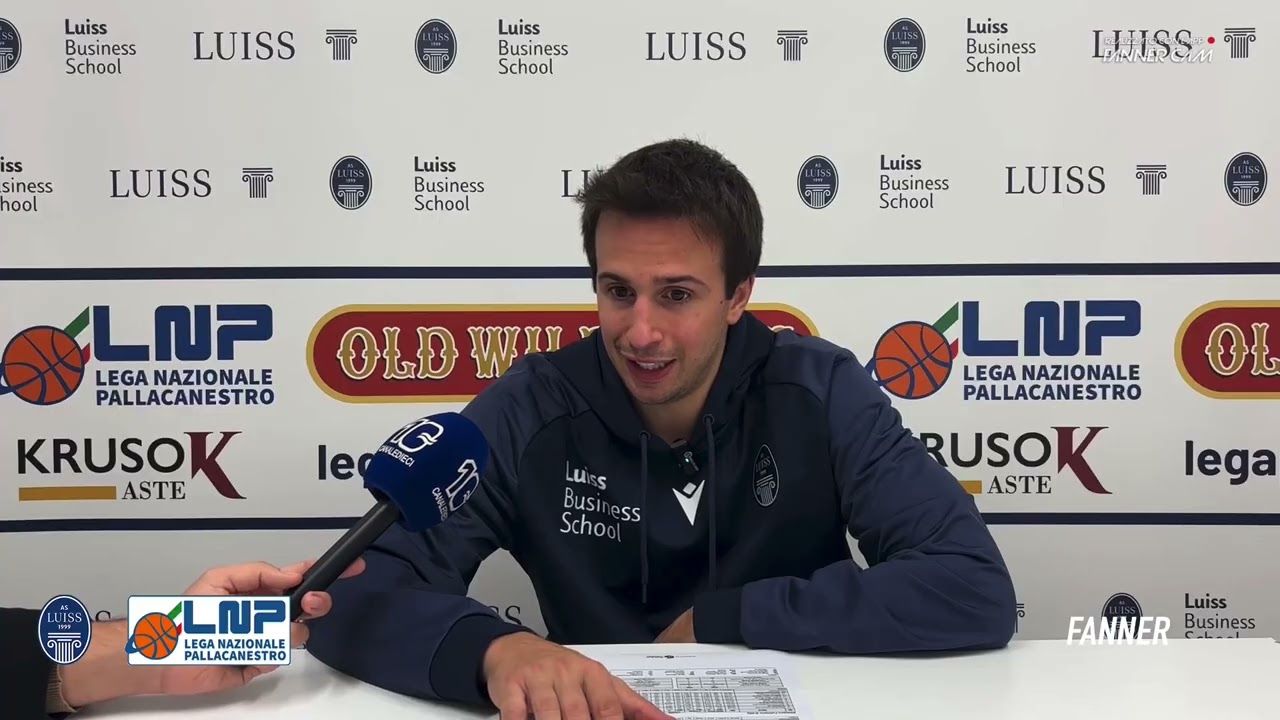 🎤 Luiss Roma 🆚 Ristopro Fabriano | L' intervista a  Marco Pasqualin