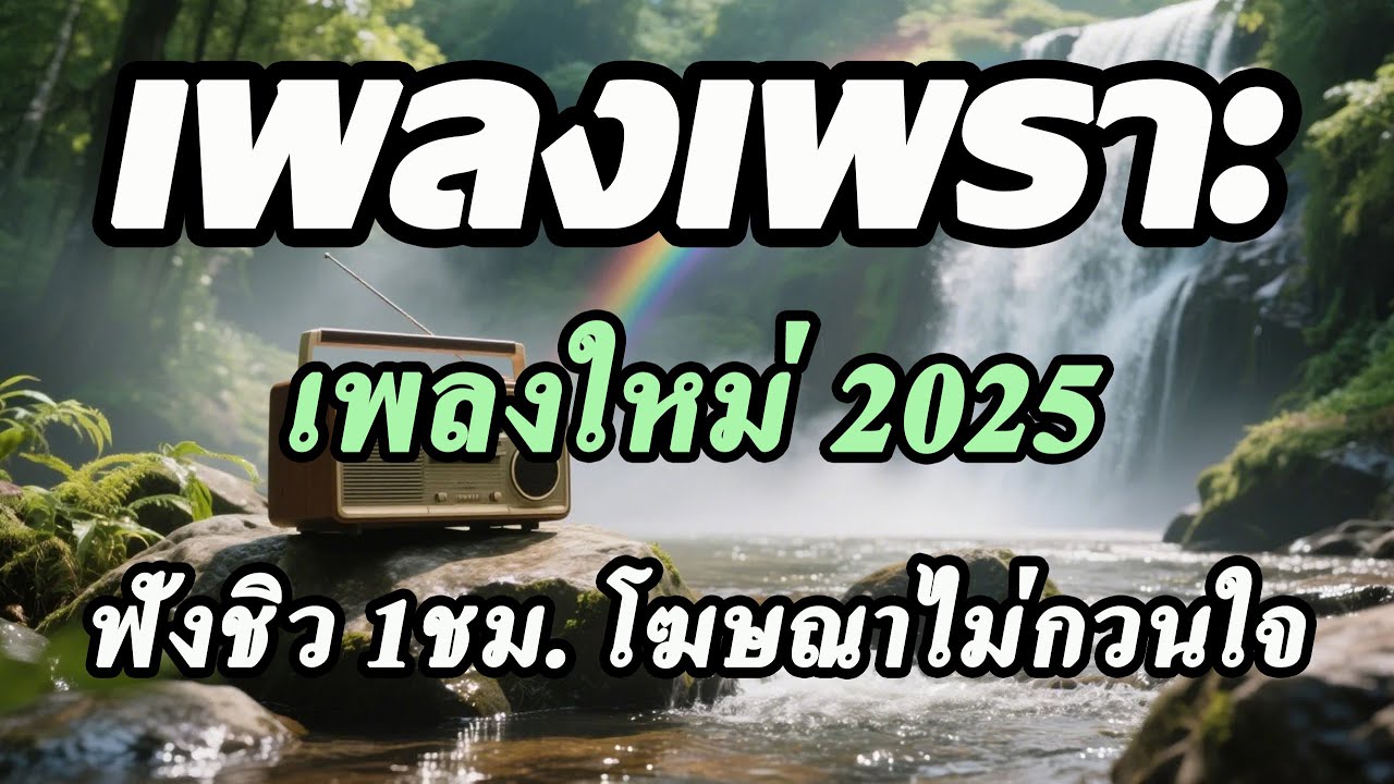 รวมเพลงเพราะๆ ฟังสบาย ฟังทำงาน ร้านกาแฟ ฟังชิวๆ ฟังยาวๆต่อเนื่อง โฆษณาน้อย เพลงใหม่ 2025 [Vol.77]