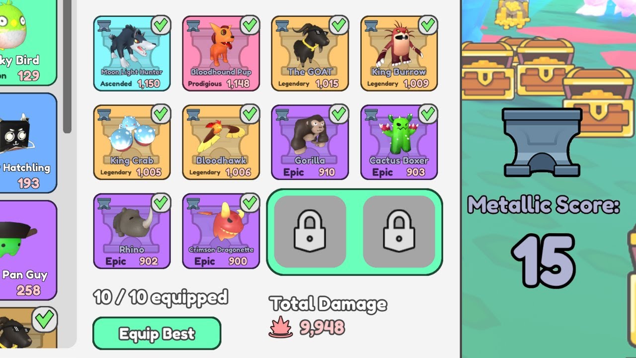 Roblox collect all pets | Account review + 15 Metallic Pets Compilation