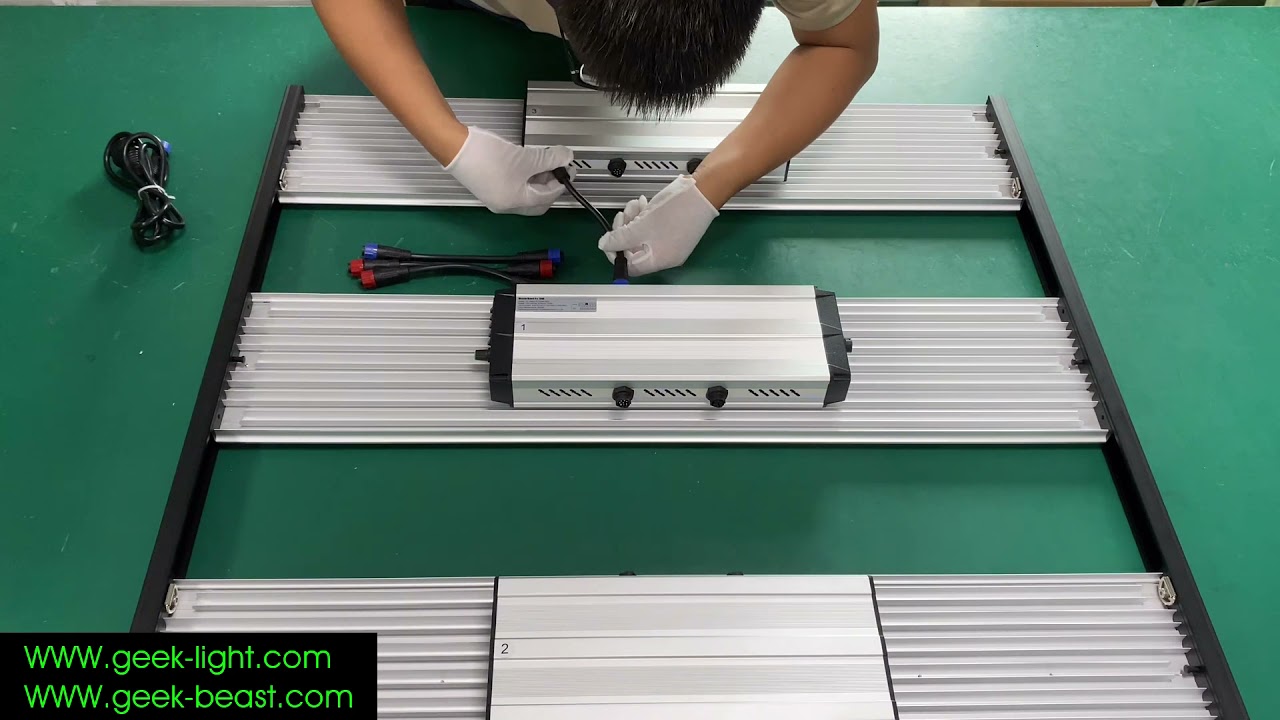 Unboxing Video of Geeklight Monster Board Pro 7200 720W LED Grow Light