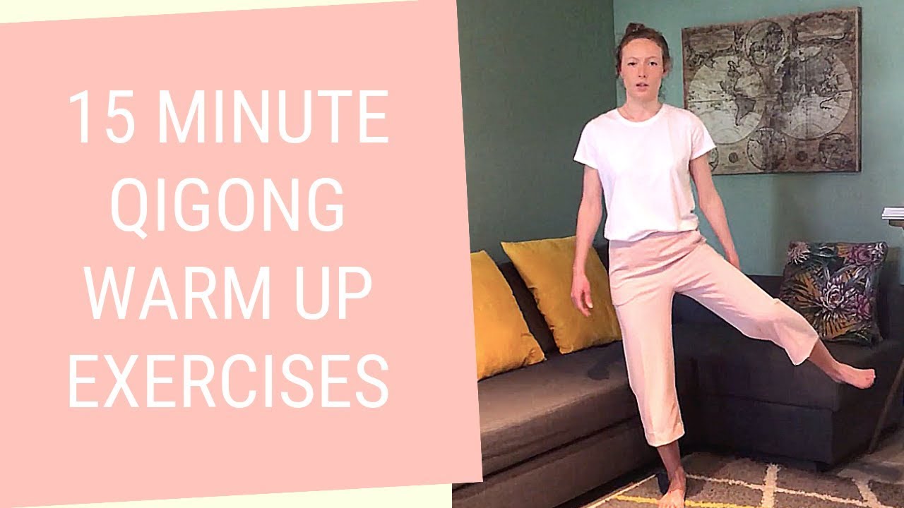 15 Minute Qigong Warm Up - Total Body Stretching & Tapping - Qigong for Beginners
