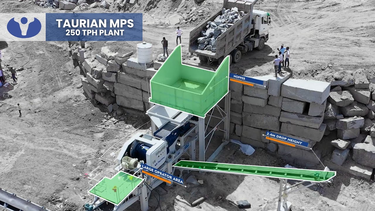 TAURIAN MPS | 250 TPH 2 STAGE CRUSHING & SCREENING PLANT
