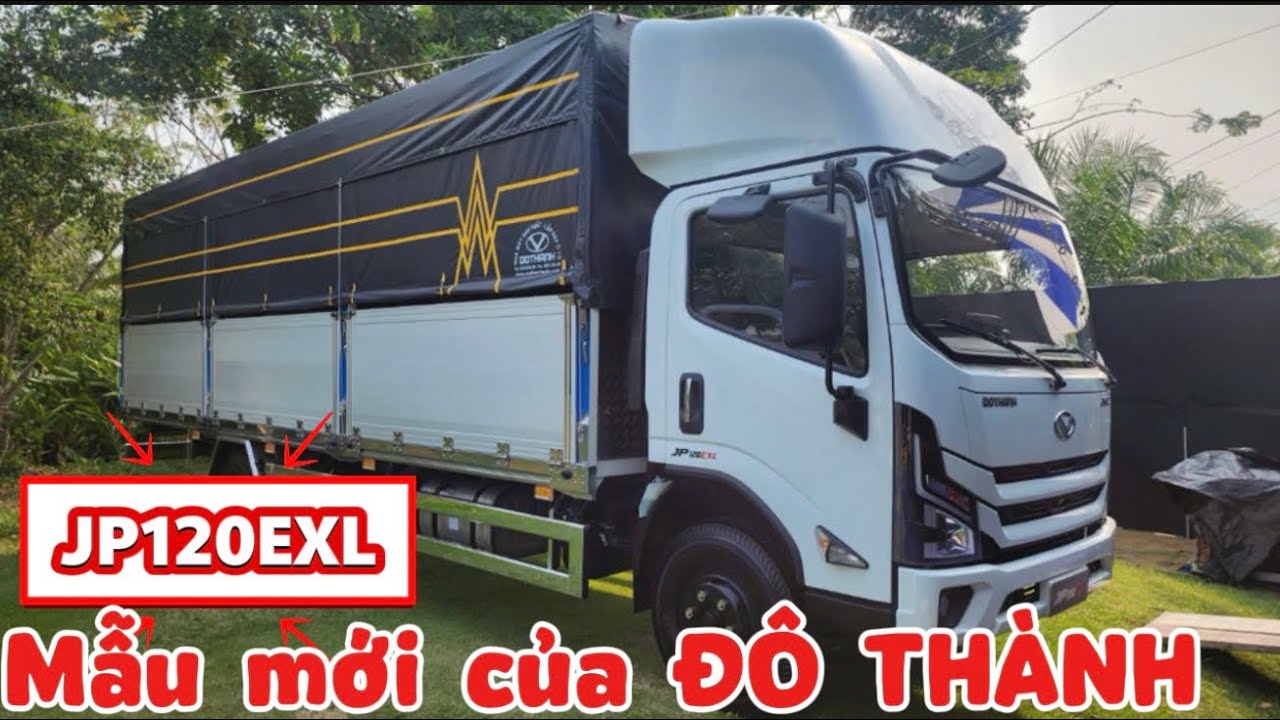Giới thiệu mẫu xe mới nhất của ĐÔ THÀNH - JP120EXL 7.2 tấn thùng dài 6.2 mét #xetaidothanh #jp120exl