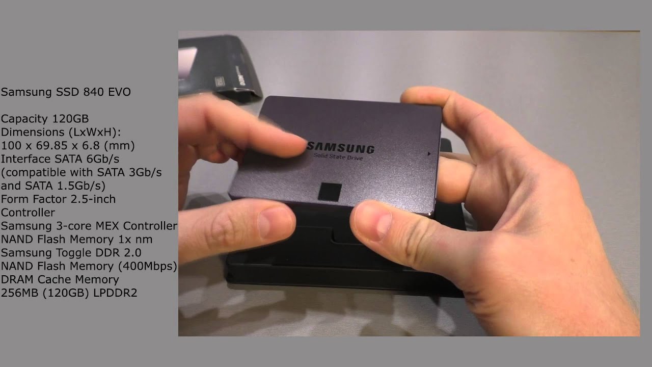 Unboxing and benchmark Samsung SSD 840 EVO 120GB